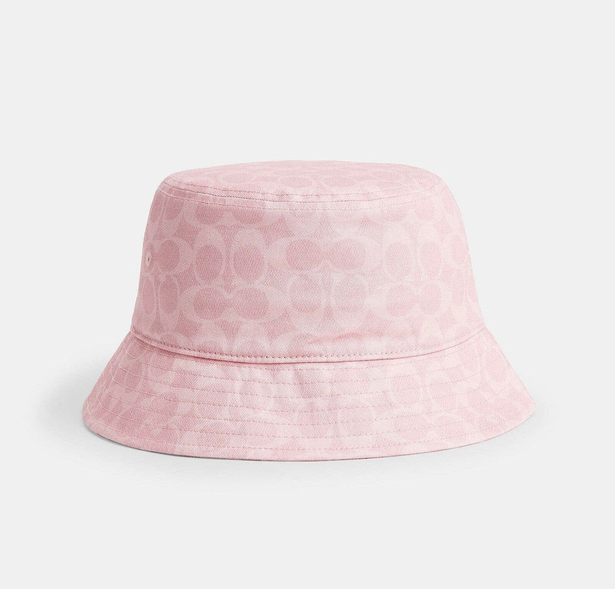 Coach Signature Bucket Hat Pink Blush