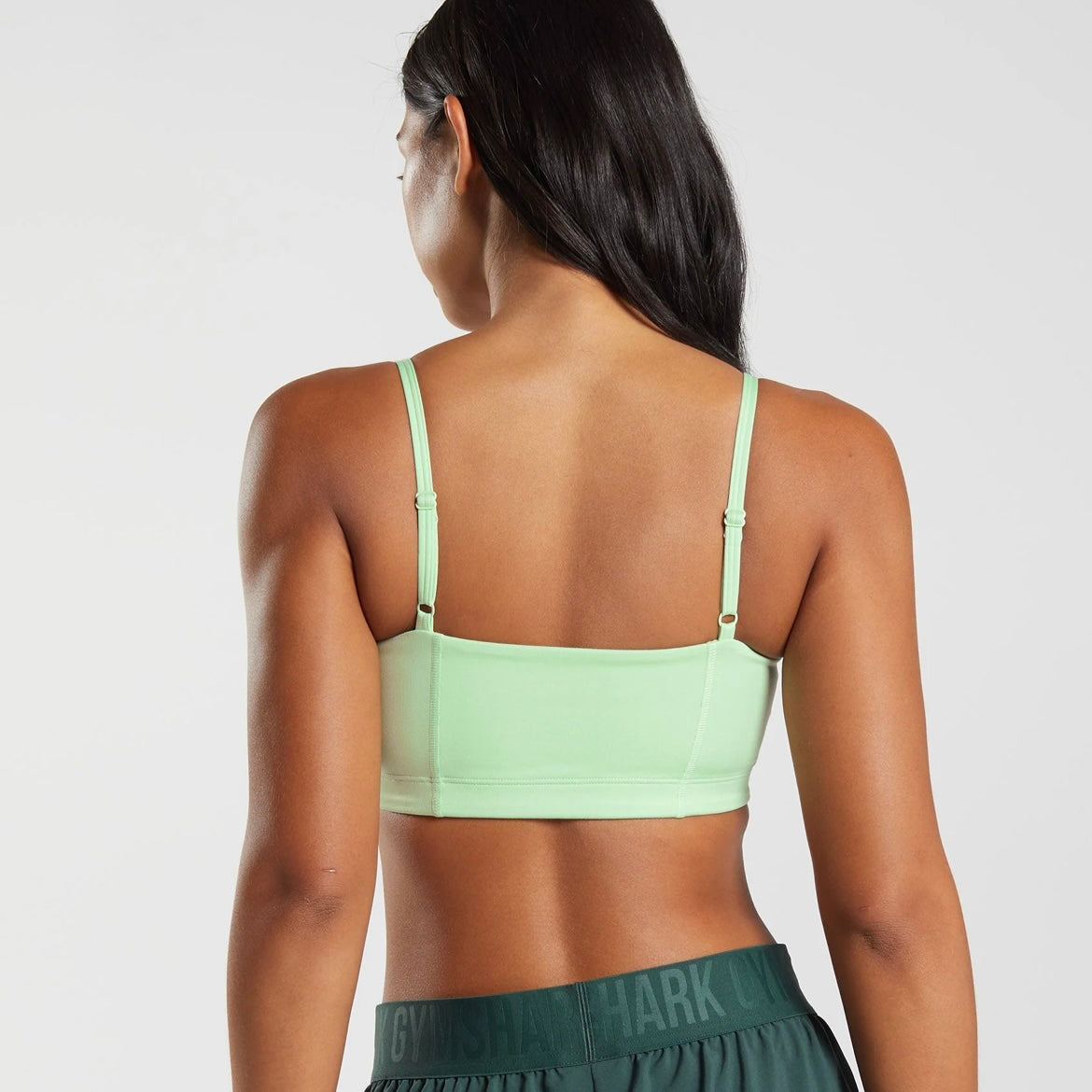 Bandeau Spots Bra Green