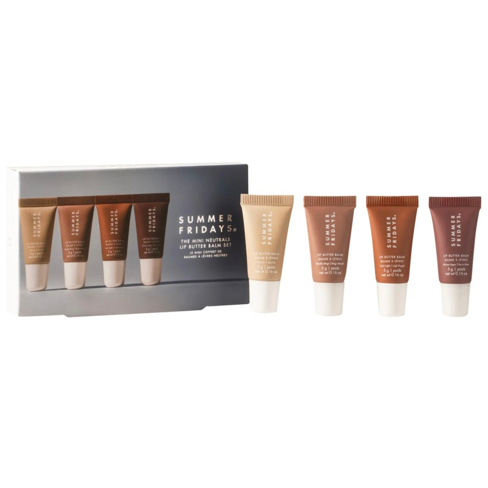 Summer Fridays The Mini Neutrals Lip Butter Balm Set *Pre Order*