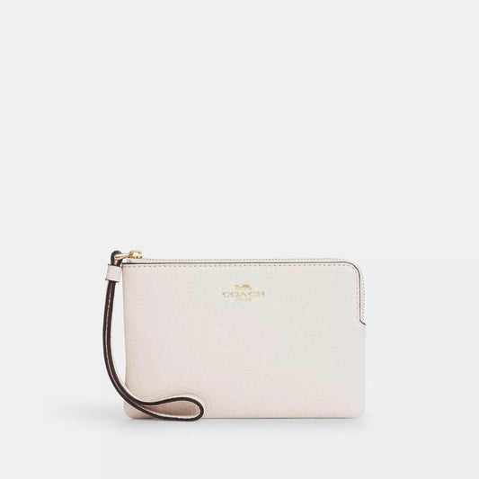 Coach Corner Zip Wristlet *Pre Order*