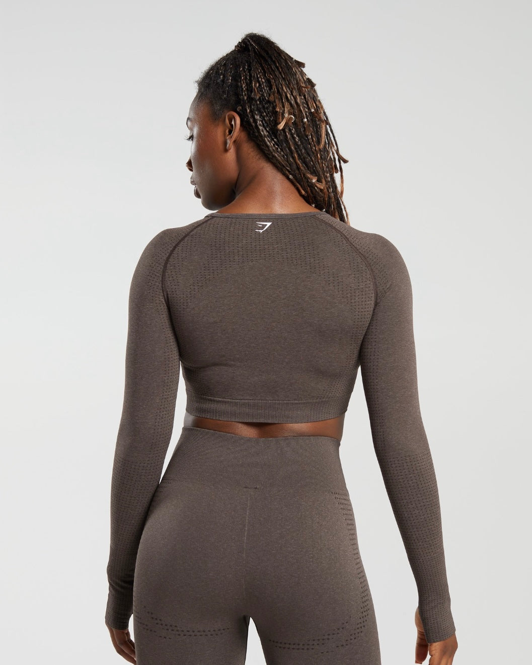 Vital Seamless Croptop 2.0 Brown