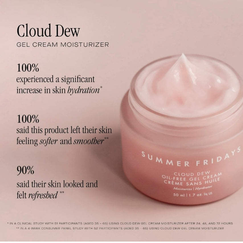 Summer Fridays Cloud Dew Gel Cream Moisturizer *Pre Order*