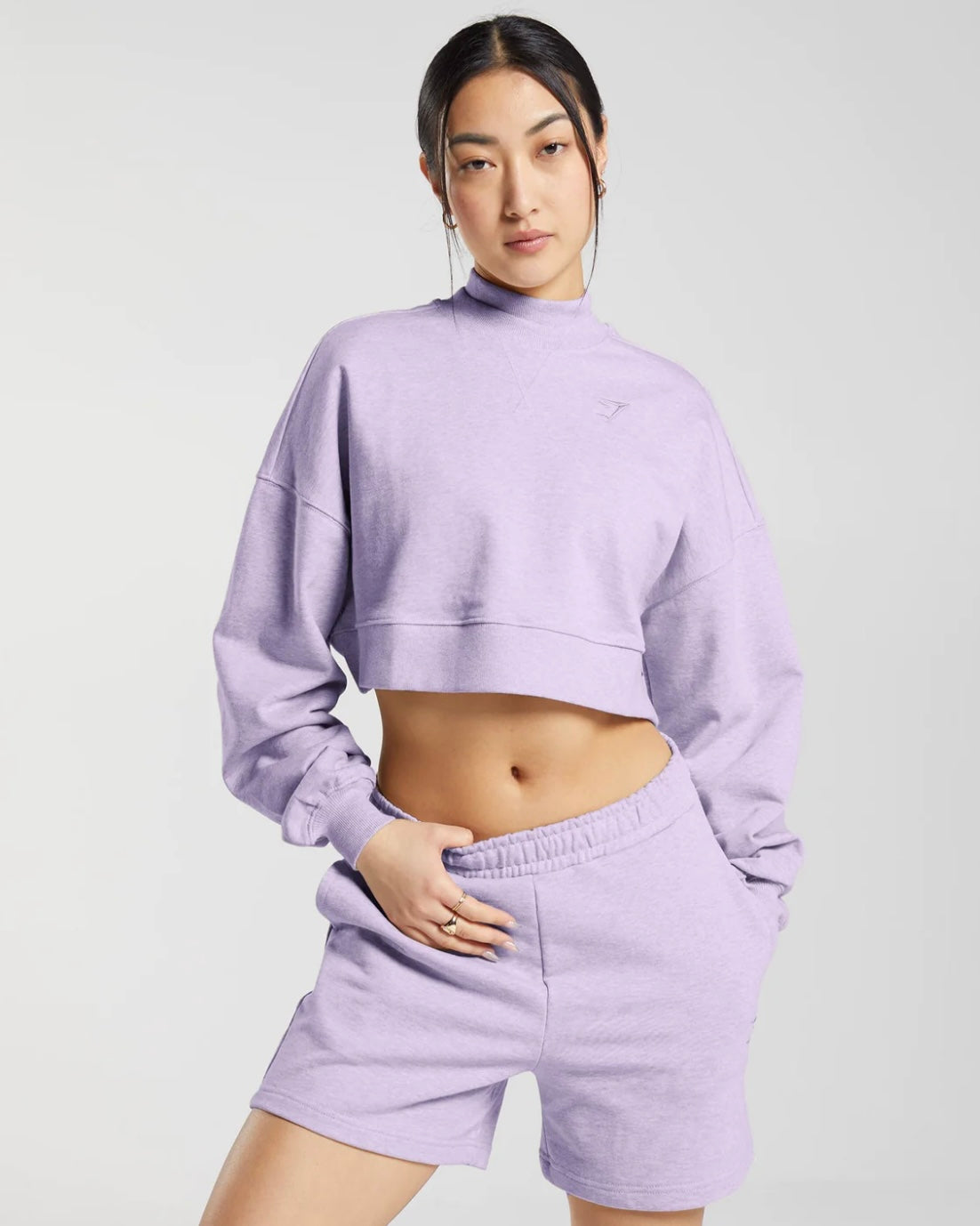 Rest Day Sweats Cropped Pullover