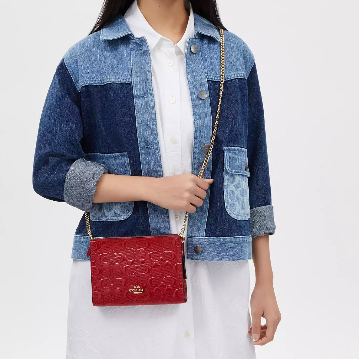 Slim Crossbody In Signature Leather *Pre Order*