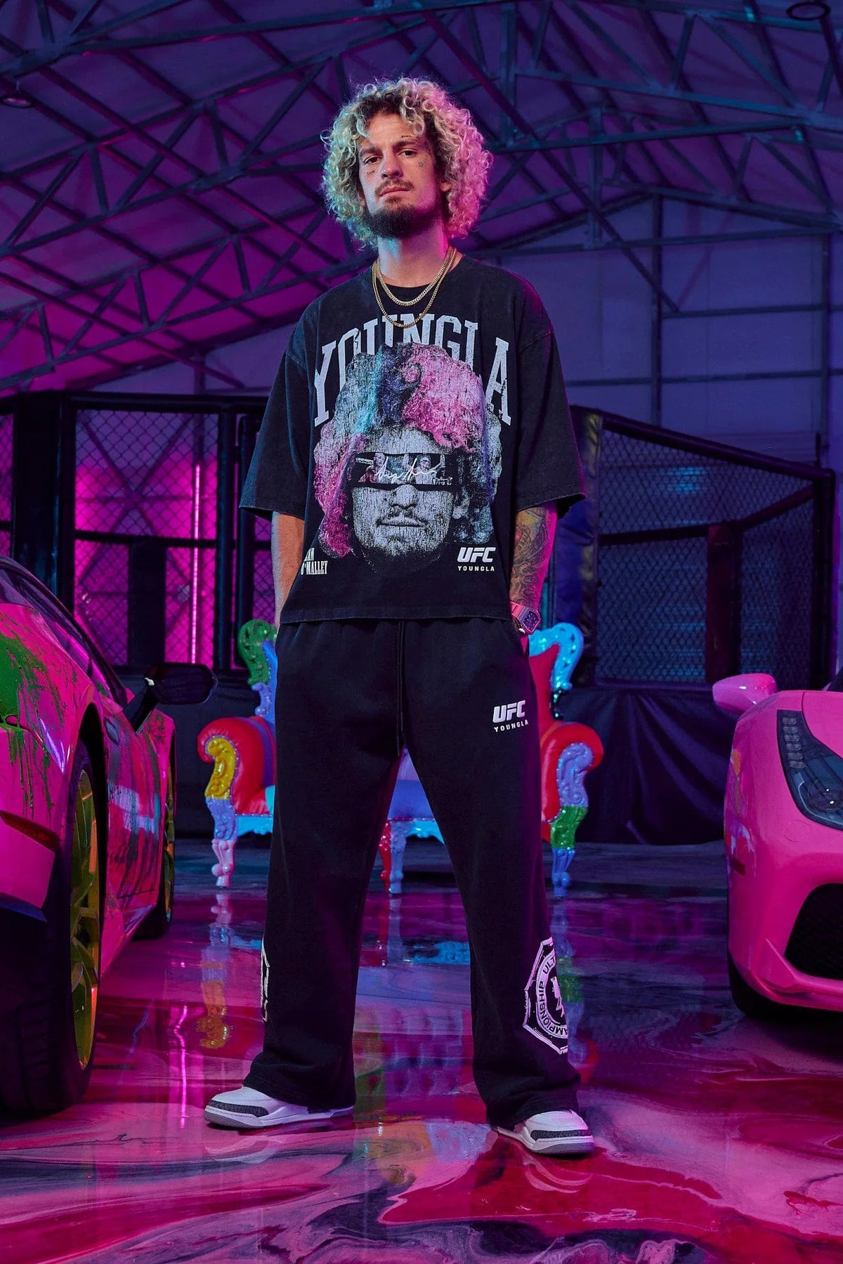 YOUNGLA 2148 - UFC™ CHAMPIONSHIP JOGGERS *Pre Order*