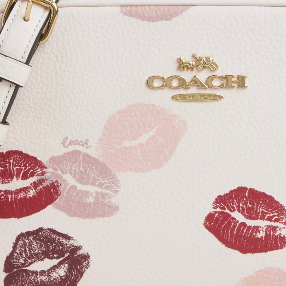 Jamie Camera Bag With Lips Print *Pre Order*