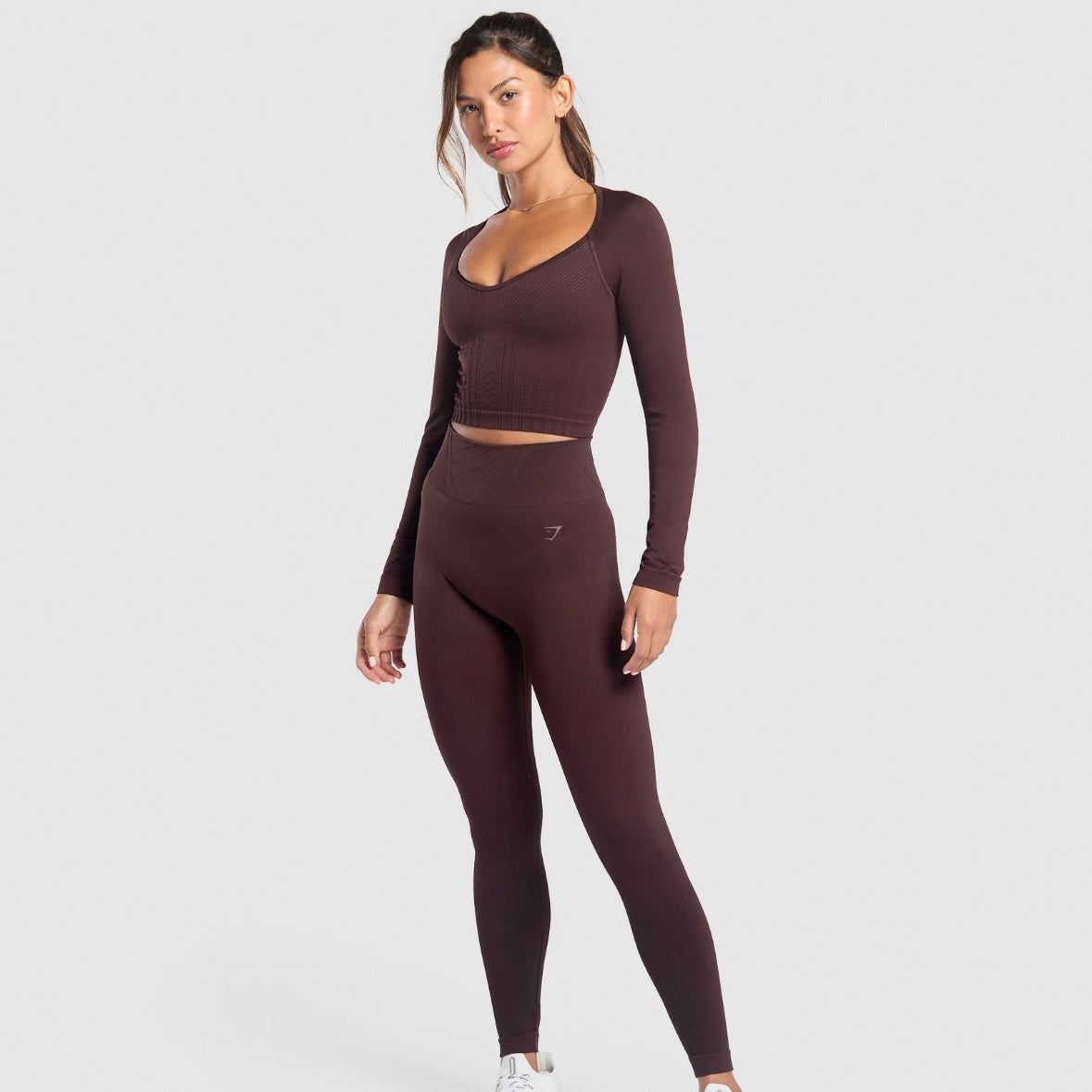 Gymshark Corset Seamless Long Sleeve Crop Top *Pre Order*