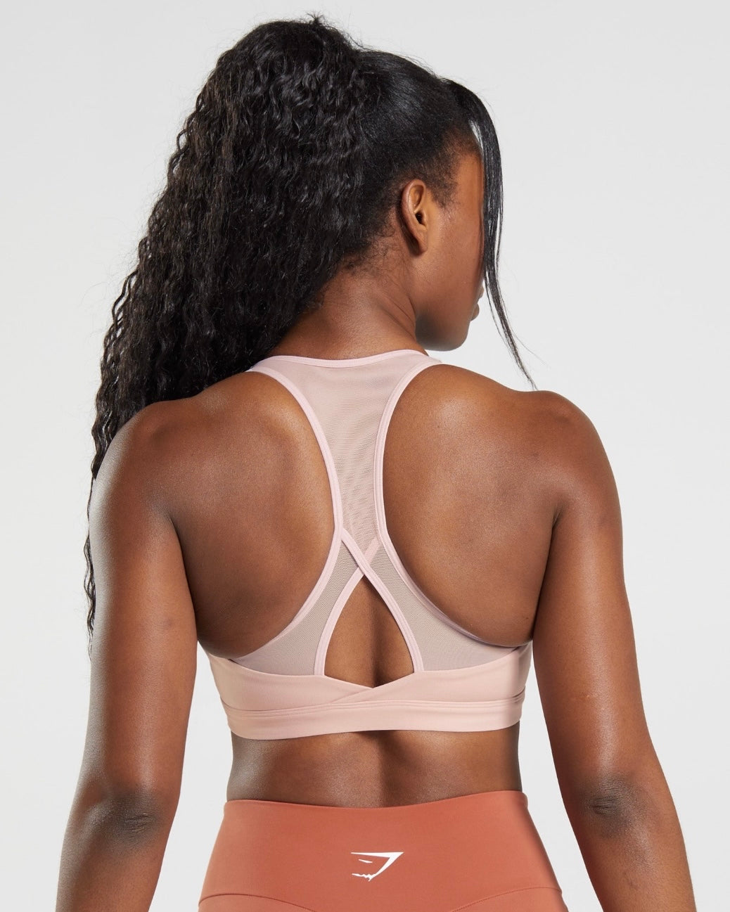 Crossover Sports Bra Pink