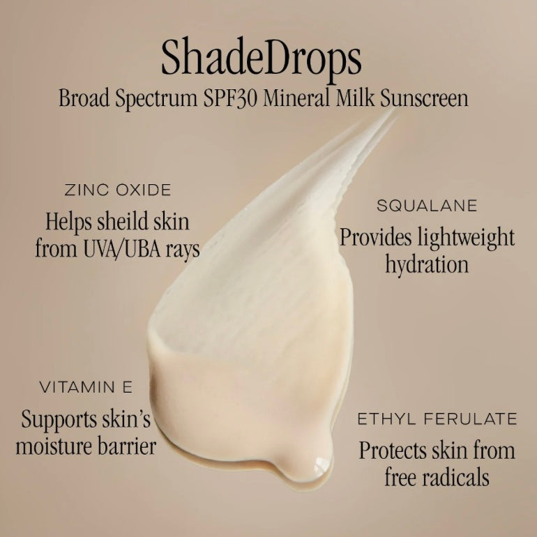 Summer Fridays ShadeDrops Mineral Milk Sunscreen SPF 30 *Pre Order*