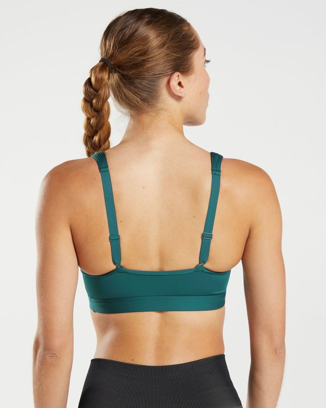 Scoop Neck Sports Bra Blue