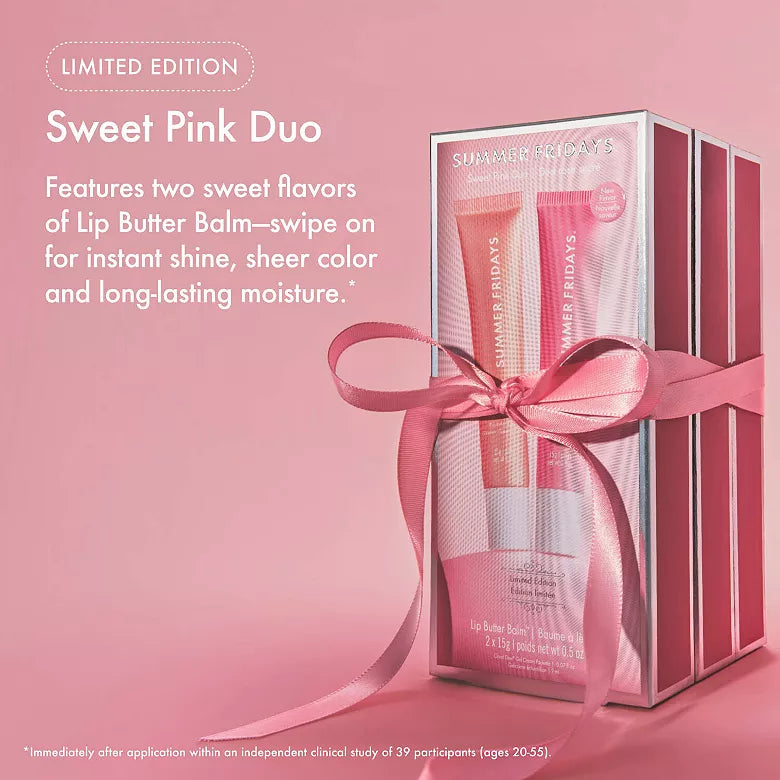 Summer Fridays Sweet Pink Duo with Birthday Cake + Strawberry Soft